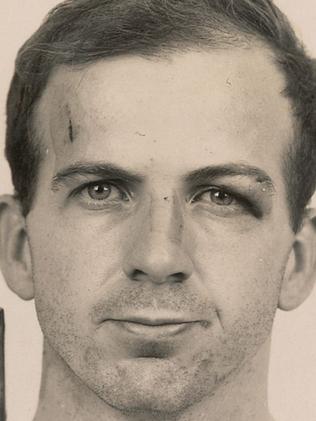 Lee Harvey Oswald's Dallas Police mug shot after he was arrested for the assassination of former US president John F. Kennedy. Picture:  AFP