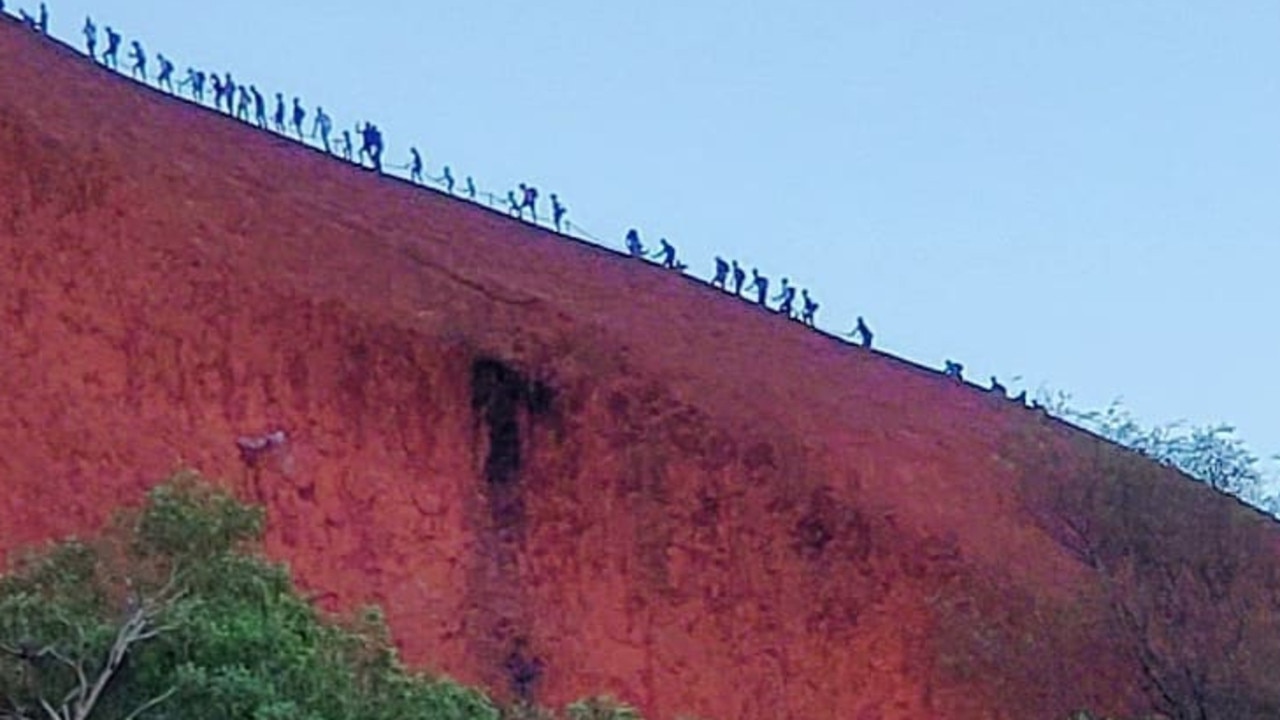 Today is the last day people can climb Uluru. Picture: Instagram