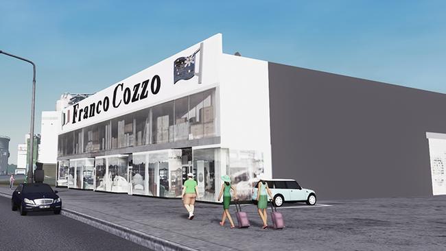 Franco Cozzo's Footscray showroom was created as an asset for PC game Cities: Skylines.