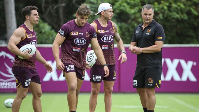 Anthony Seibold is putting his faith in his young players. Photo: AAP Image/Glenn Hunt