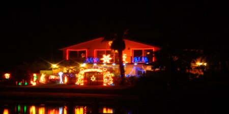 Mark Ratchford has been running Christmas lights tours at Patterson Lakes for more than a decade. Photo: Mark Ratchford