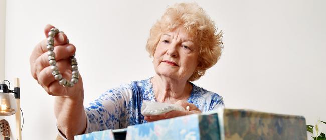 Margaret Roc is calling on the Turramurra community to help her find her missing jewellery, which she accidentally donated to charity last year. Picture: Troy Snook