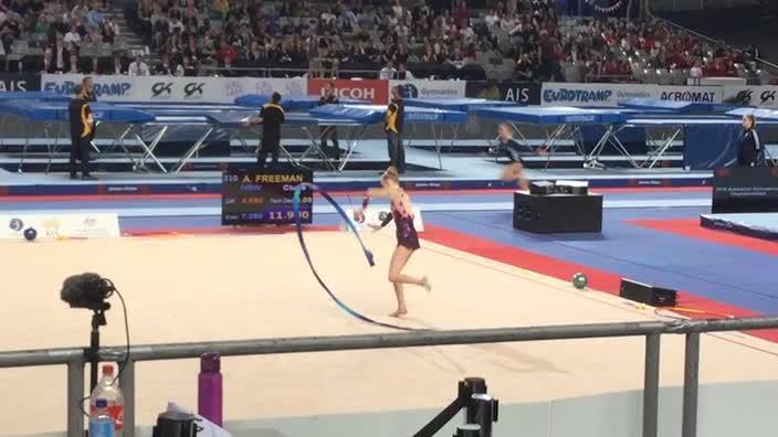 Gymnast hoops for national win