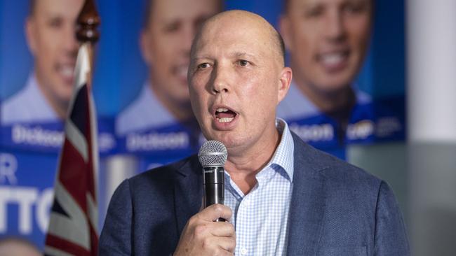 GetUp failed to dethrone Peter Dutton from his Brisbane seat. Picture: AAP Image/Glenn Hunt