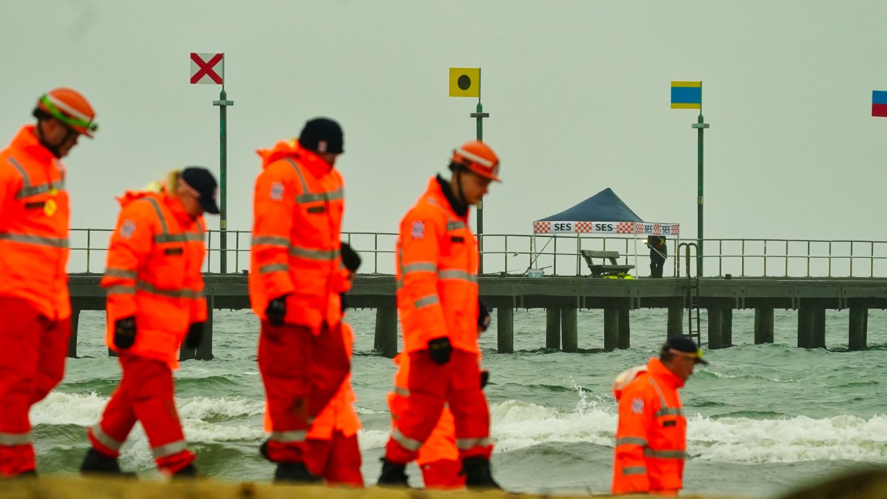 Man charged after random stabbing of fisherman on Frankston Pier