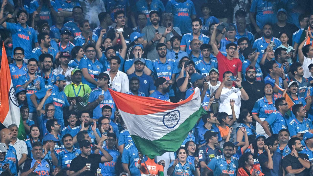 1.4 billion people want to see India win the World Cup. (Photo by INDRANIL MUKHERJEE / AFP)