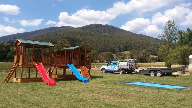 Plenty of room to play here. Picture: Aarons Outdoor Living at Strathpine.