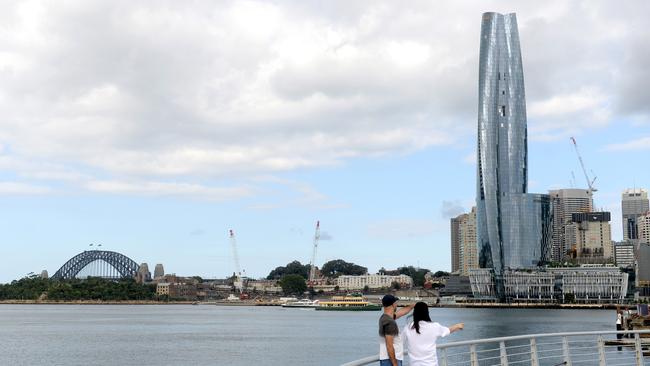 Blackstone could reap $1.5bn from a sale and leaseback of Crown’s casinos, including its Barangaroo development. Picture: Jeremy Piper