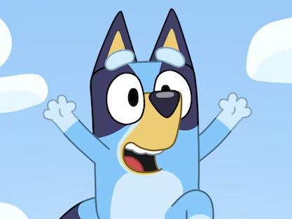 A still of Bluey.