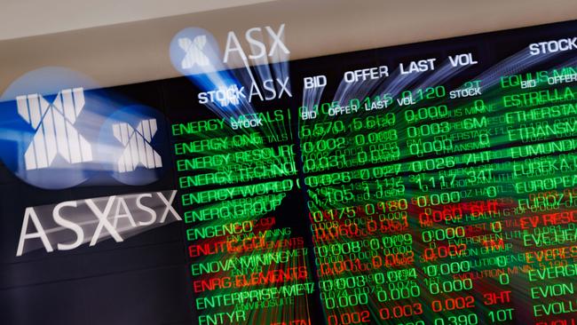 SYDNEY, AUSTRALIA - NewsWire Photos, October 29 2024. GENERIC. Stocks. Finance. Economy. Stock price ticker of the Australian Stock Exchange, ASX, at their offices on Bridge Street. Picture: NewsWire / Max Mason-Hubers