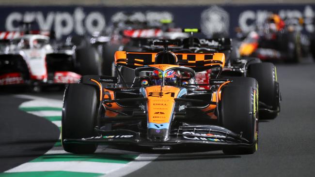 Oscar Piastri on track during the F1 Grand Prix of Saudi Arabia at Jeddah Corniche Circuit. Picture: Getty Images