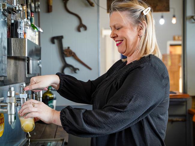 General Gordon Hotel owner Christie Moore is determined to restore the Mackay region pub to its former glory. Picture: Heidi Petith