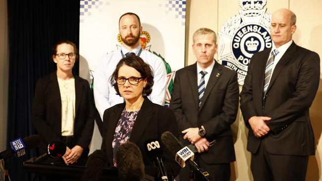 Detective Inspector Sonia Smith with the team she said were “relentlessly dedicated from day one,” (back row L-R) Detective Sergeant Zoe Goodall, Detective Sergeant Matthew Mattock, Detective Inspector Chris Knight and Acting Detective Senior Sergeant Gary Hall. Picture: Brendan Radke