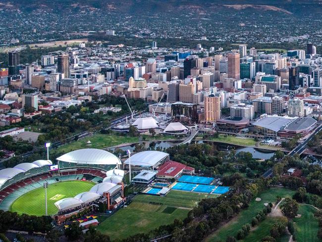 aerial view of adelaide, South australia