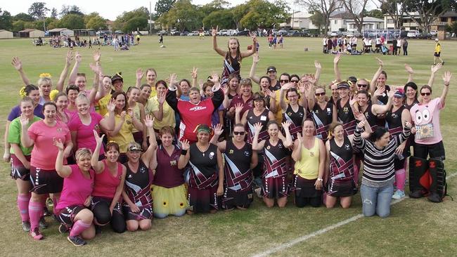 Teams dress up for the Doin' It For Holly round to promote blood donation