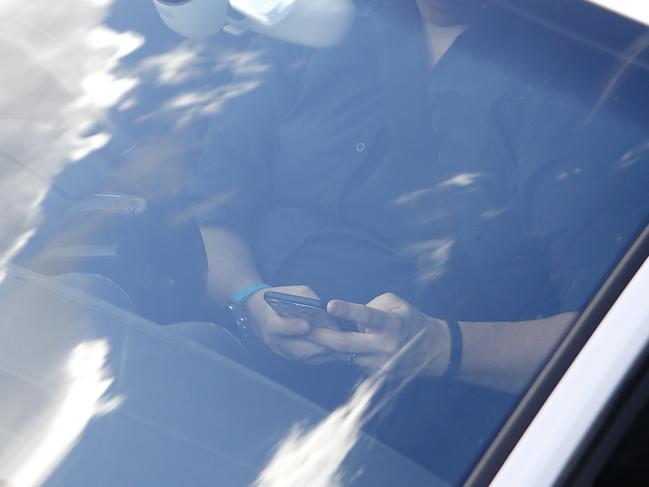 It’s not just illegal: using your phone at traffic lights can put the lights out of sync. Picture: AAP