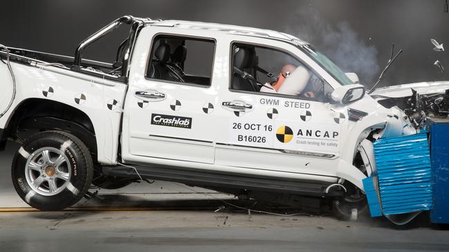 The updated Great Wall Motors ute still only scores two stars for crash safety. Picture: Supplied.