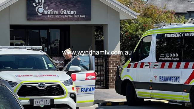 A dozen children and a staff member suffered an allergic reaction after being served lunch at a early learning centre at Point Cook, in Melbourne’s west. Picture: Wyndham TV