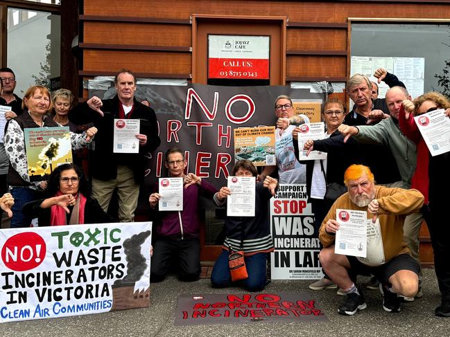 A community in Melbourne's outer east is rallying to stop Cleanaway from establishing a waste-to-energy incinerator just kilometres away from schools, residential estates and old age homes that they say will fill their air with toxins. Picture: supplied.