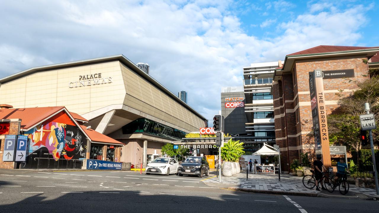 The Barracks on the edge of the Brisbane CBD.