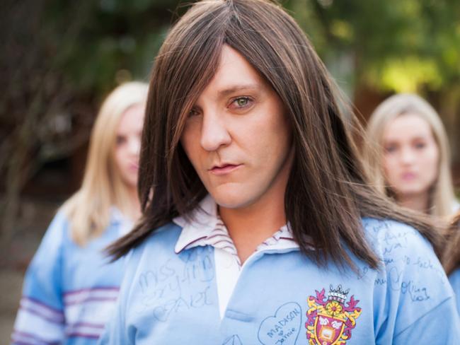 Chris Lilley as one of his most popular characters, Ja'mie King. Picture: Supplied