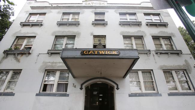 The Gatwick Hotel on Fitzroy Street, St Kilda. Picture Yuri Kouzmin