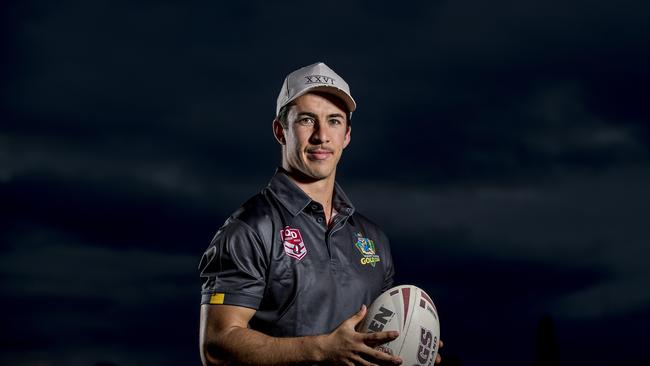 Burleigh Bears rising star Matt Egan with a XXVI Clothing cap. Picture: Jerad Williams