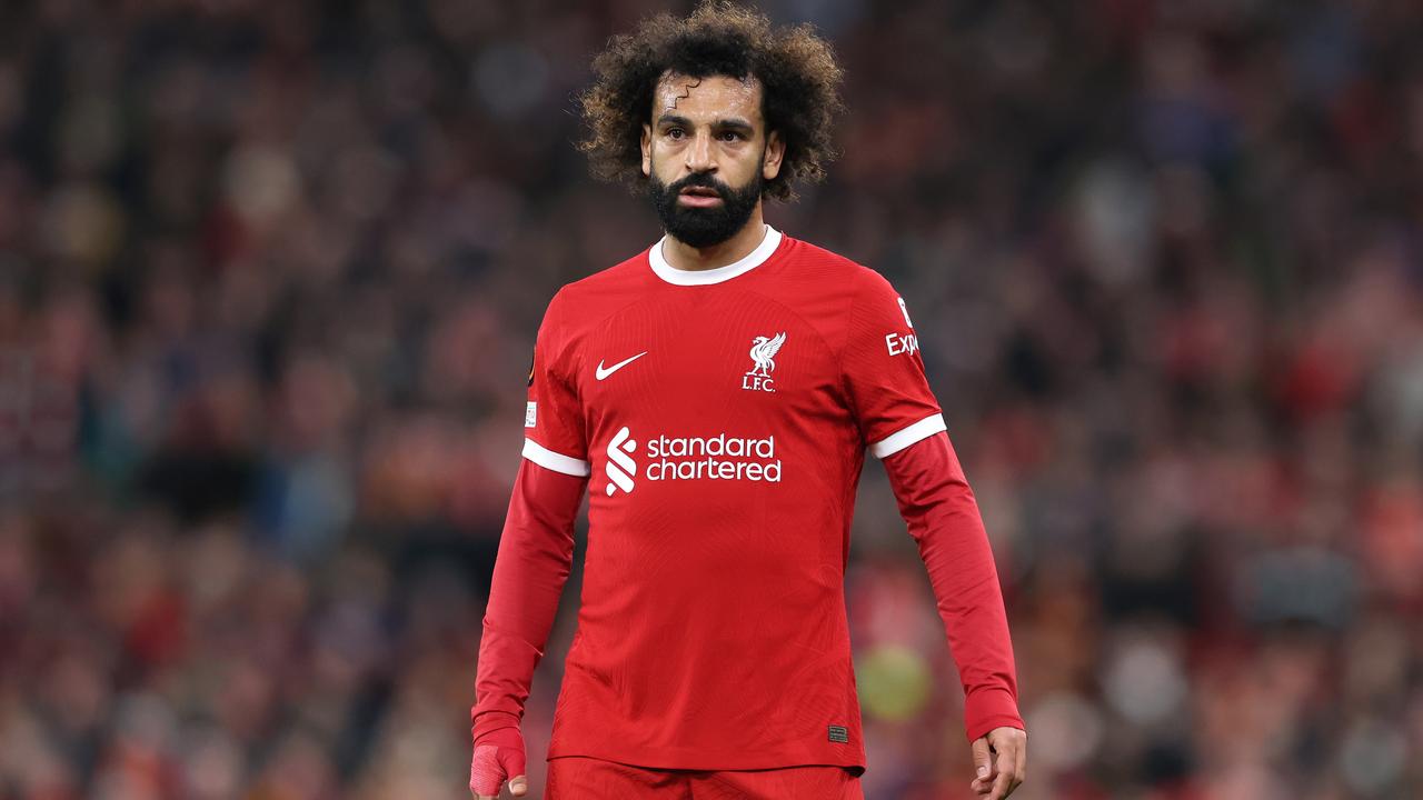 Salah is set to be sidelined with a hamstring injury (Photo by Alex Livesey/Getty Images)