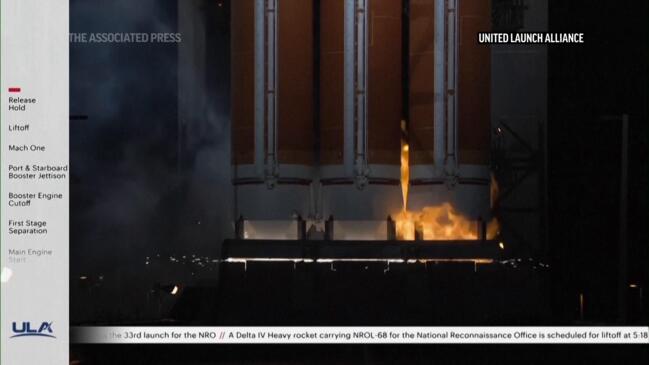 Penultimate launch of Delta IV Heavy rocket