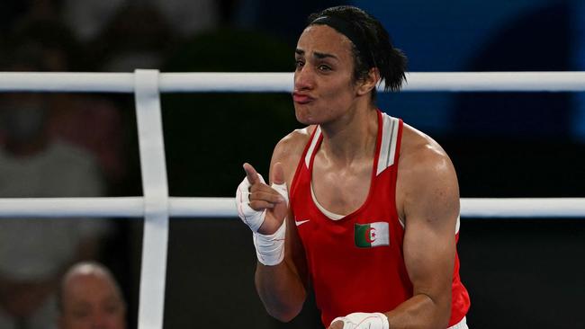 It’s unclear if the IOC will investigate reports Imane Khelif is a biological male. (Photo by Mauro PIMENTEL / AFP)