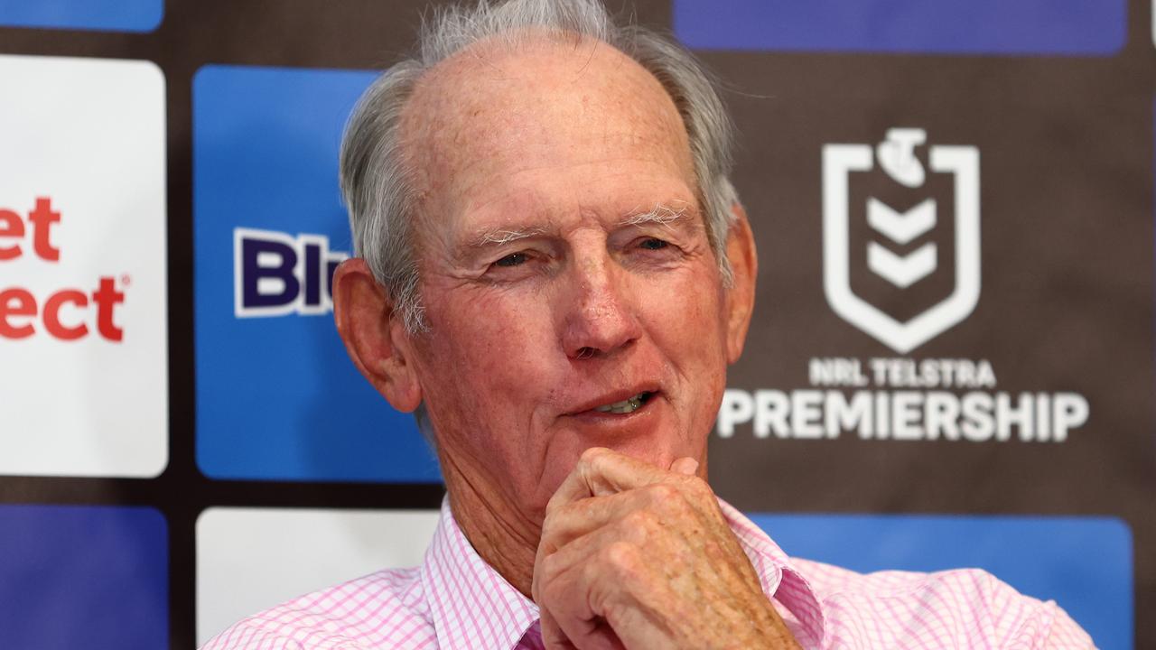 Super coach Wayne Bennett once worked at Gambaro’s grocery store in New Farm. Picture: Getty Images