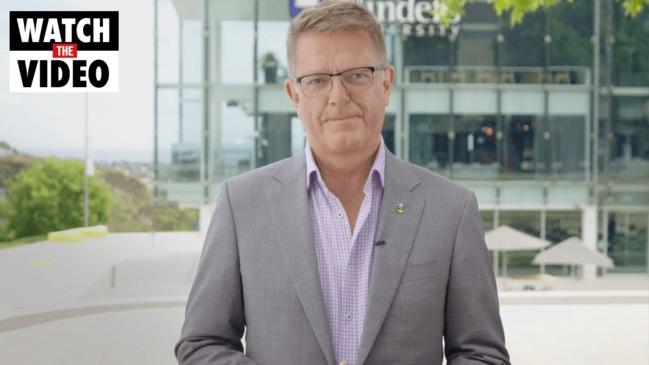 Vice-chancellor Colin Stirling introduces Flinders University Health and Medical Research Building