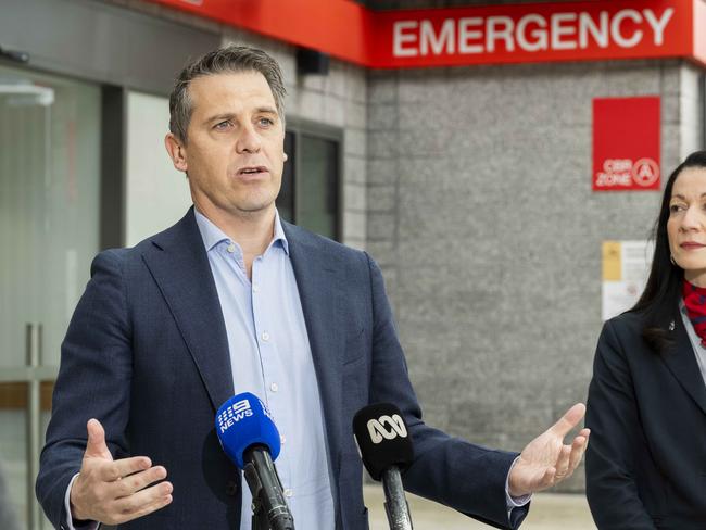 Health Minister Ryan Park says hundreds of NDIS patients are in hospital waiting for funding packages. Picture: NewsWire