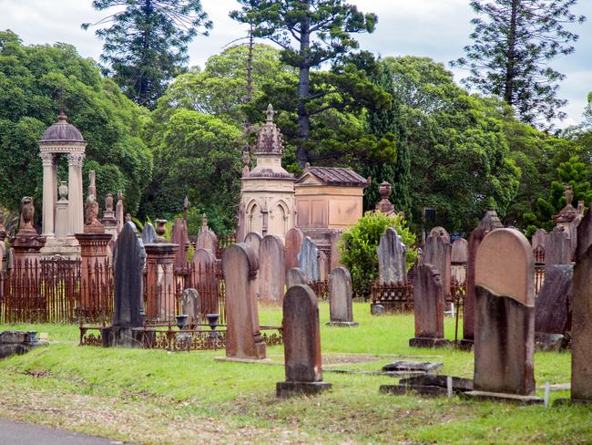 Beautiful sandstone monuments within Rookwood’s Old Presbyterian section. Picture: Supplied