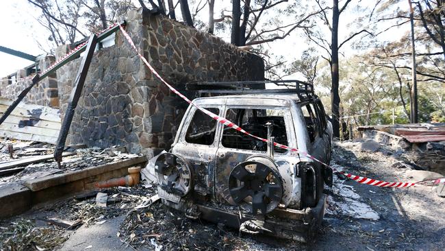 The destruction at Binna Burra Picture: NIGEL HALLETT