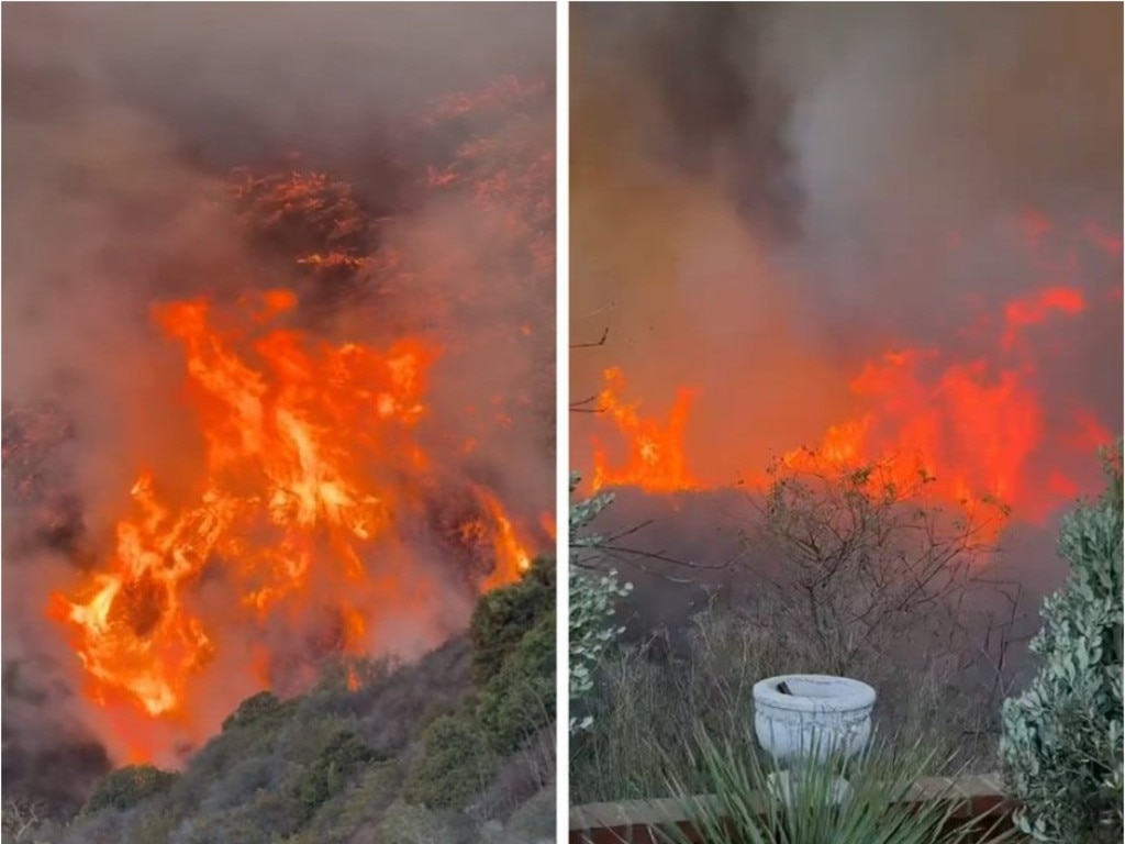 Reality star Spencer Pratt and wife Heidi Montag lost their home in the fires. Picture: TikTok/Spencer Pratt