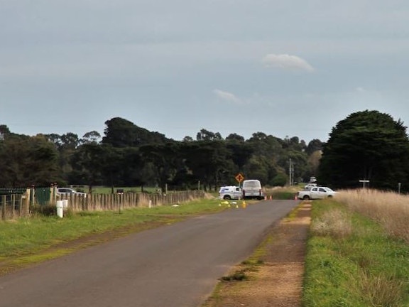 Two men were found dead along Scotts North Rd at Kirkstall. Picture: ABC News