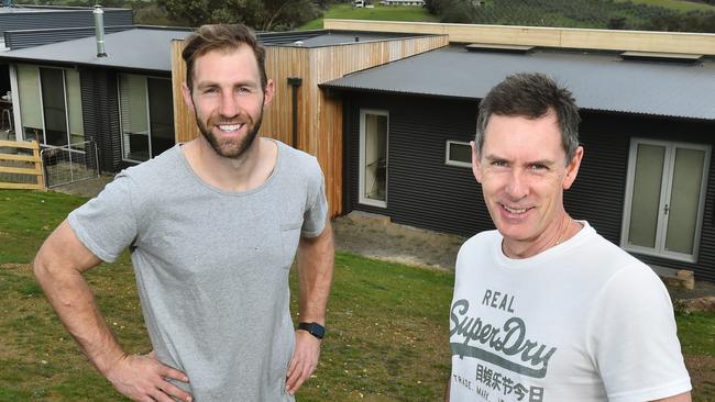 Architect Steve Laux who built the Kangaroo Ground Pavillion, owned by footballer Travis Cloke.