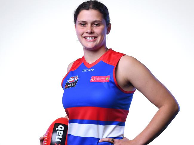 Nell Morris-Dalton shows off her new colours: Picture: Getty Images