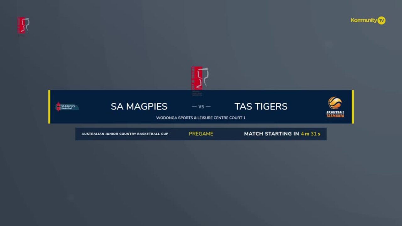 Replay: SA Magpies v Tas Tigers (U18 Girls)—2025 Australian Country Junior Basketball Cup Day 3