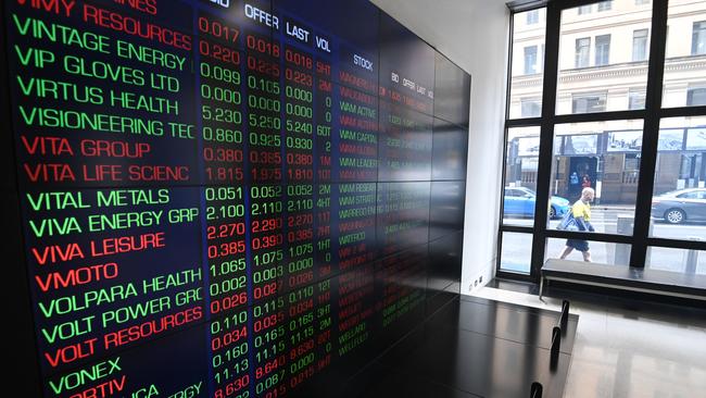 Australian shares are set to open lower ahead of key US Federal Reserve meeting. Picture: NCA NewsWire / Jeremy Piper