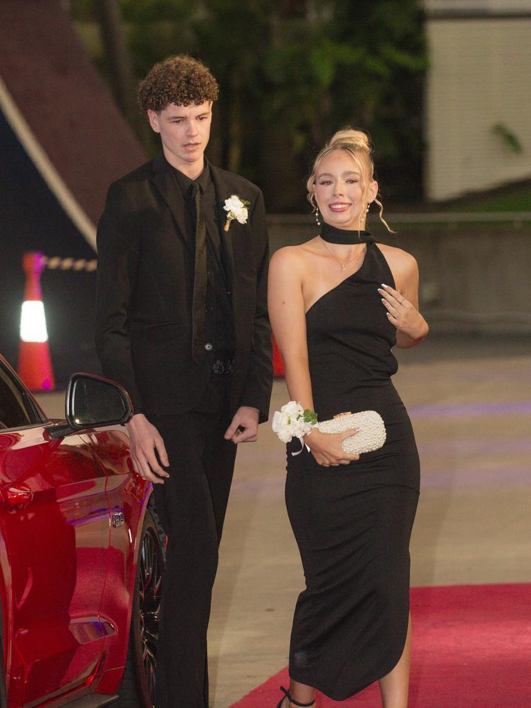 Arrivals at the Southport State High school formal held at Sea World. Picture: Glenn Campbell