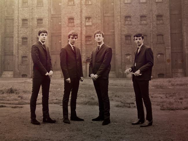 A picture of the Beatles at the Beatles Story Museum. Picture: Ella Pellegrini