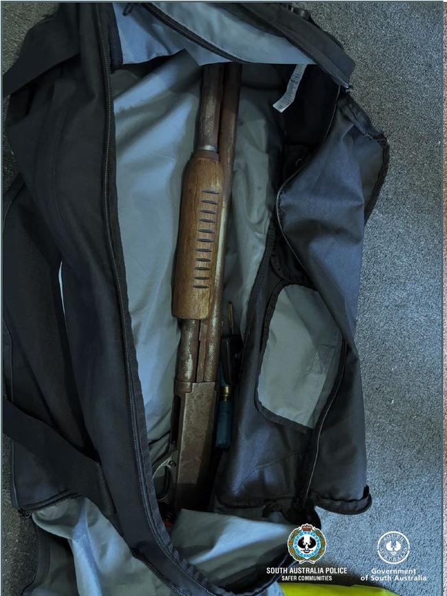 One of the firearms seized during the investigation. Picture: SA Police