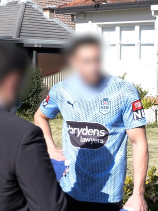 The Western Sydney man was visited by NSW Police on Sunday where he was charged and  fined $1000. Picture: NSW Police