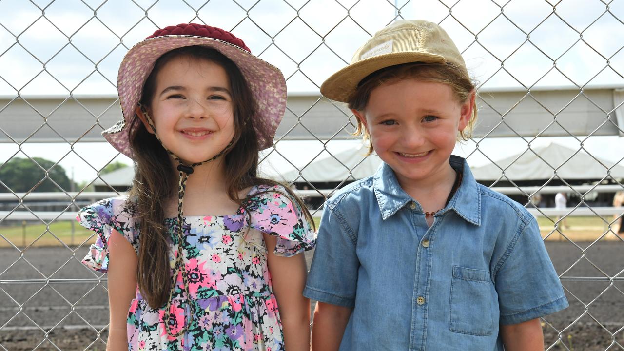 Eden Gebing and Bodhi Foote at the 2022 Darwin Cup. Picture: (A)manda Parkinson