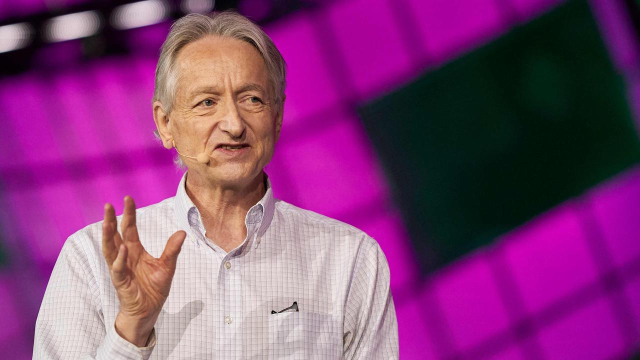 Geoffrey Hinton is urging world leaders to step in to avoid AI taking over the globe. Picture: Geoff Robins / AFP