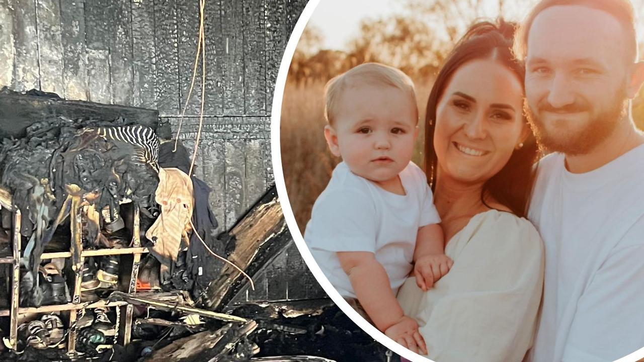 ‘Grabbed my son’: Mum’s warning to parents after frantic escape from flames