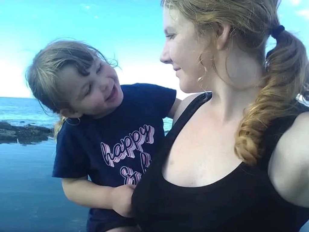 Evie with her mother Kacee Oberle. Photo/Kacee Oberle