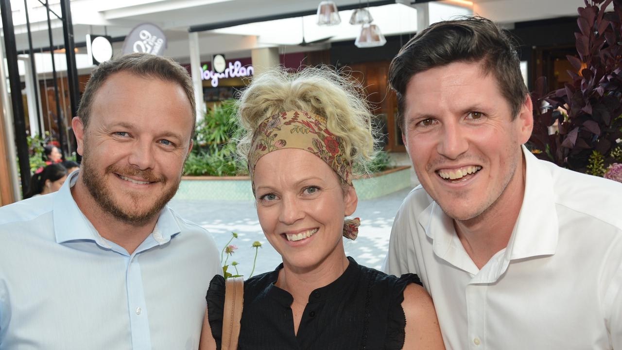 Christian Adamson, Emma Ridings, Andrew Michael at opening of Harbour Eats at Harbour Town, Labrador. Picture: Regina King.